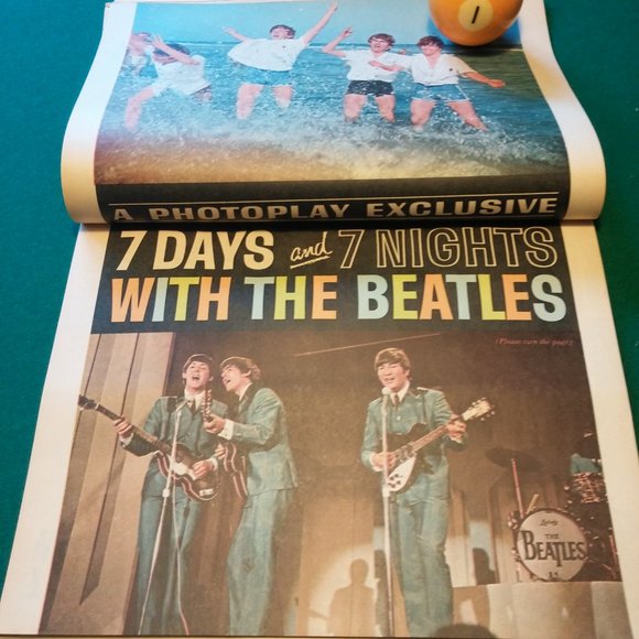 Vintage June 1964 Photoplay magazine, Liz Taylor on cover. - Picture 3 of 8